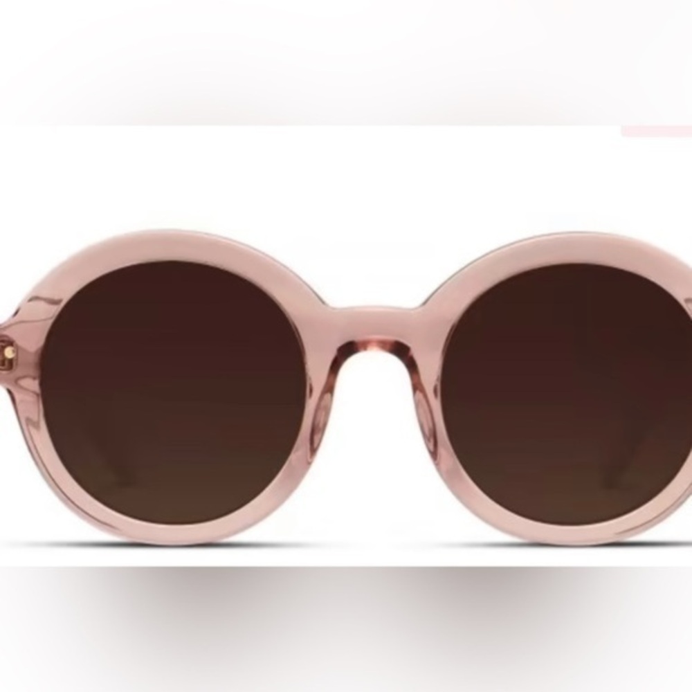 Muse pink glitter new sunglasses 1970s look mod in box